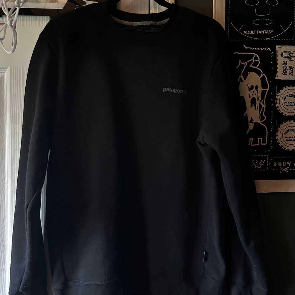 2023 PATAGONIA BLACK Unisex Crewneck Sweatshirt